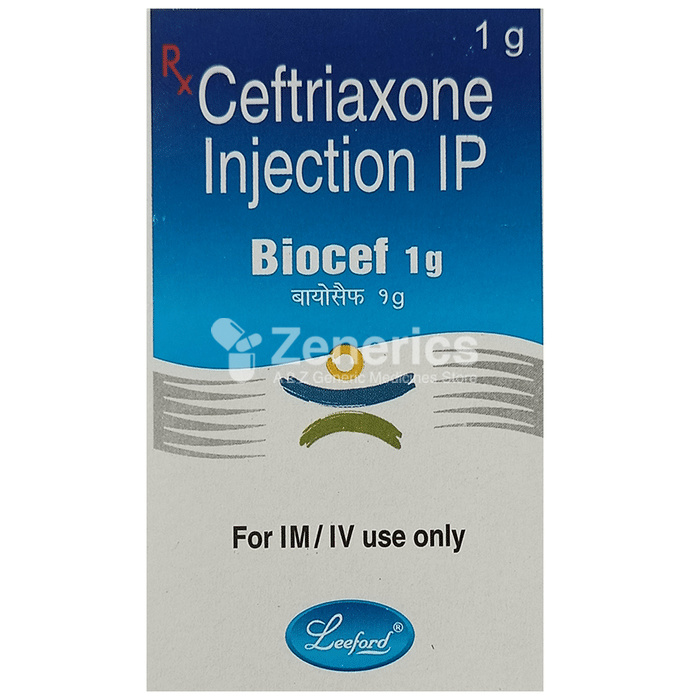 Biocef 1g Injection