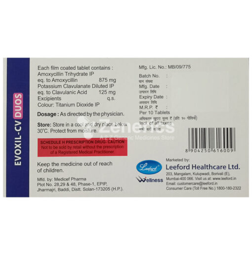 Evoxil-CV Duos Tablet
