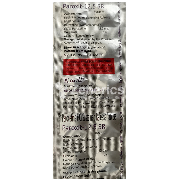 Paroxit 12.5 SR Tablet