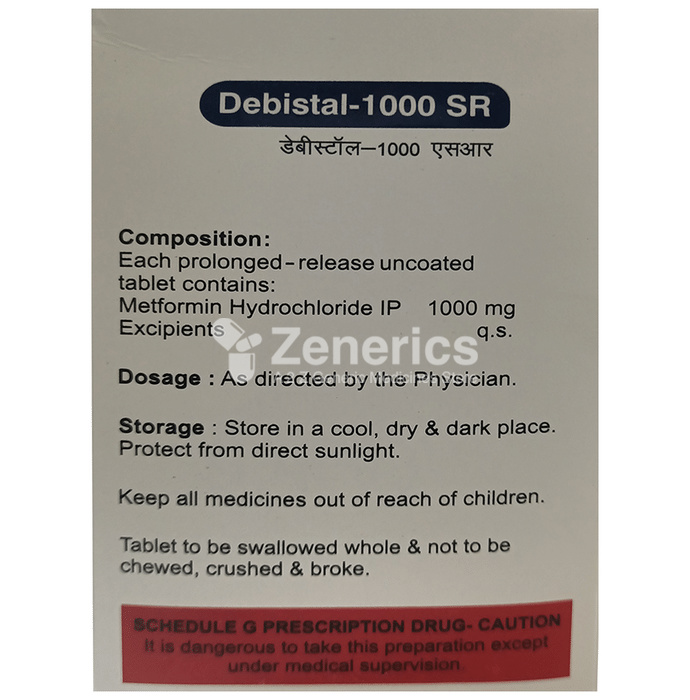 Debistal 1000 SR Tablet