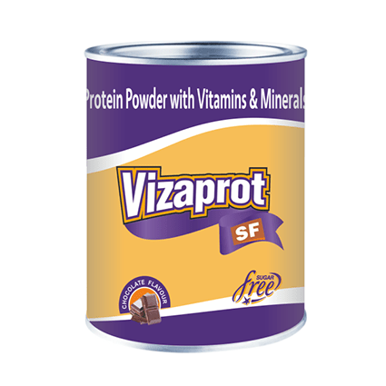 Vizaprot SF 200gm Sugar Free Protein Powder (Chocolate Flavour)