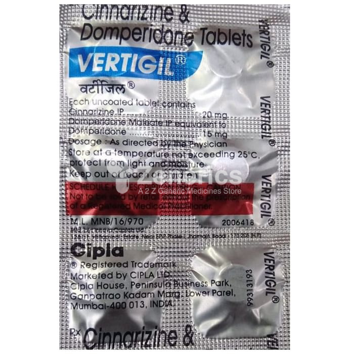 Vertigil Tablet