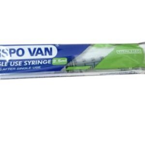Dispo Van Single Use Syringe 2.5ml