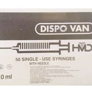Dispo Van 10ml Syringe with Needle Pack of 50