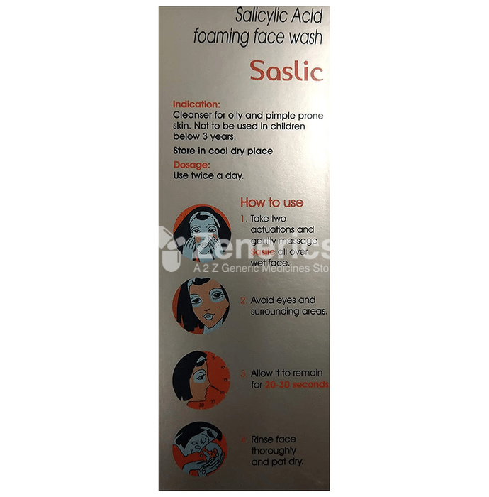 Saslic Foaming Face Wash - Image 5