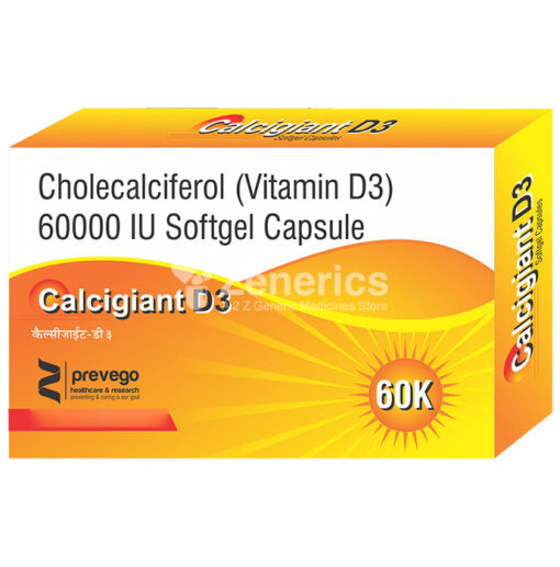Calcigiant D3 60K Softgel Capsule