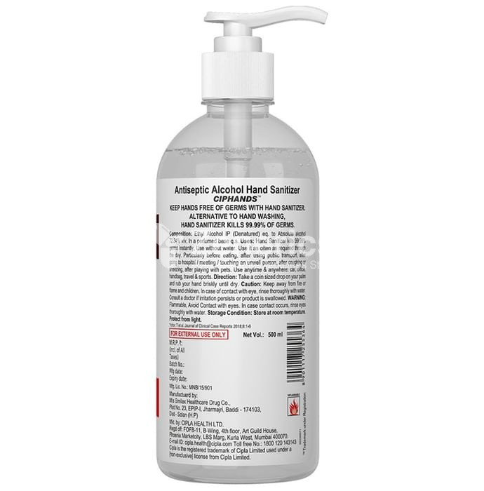 Ciphands Antiseptic Hand Sanitizer - Image 2