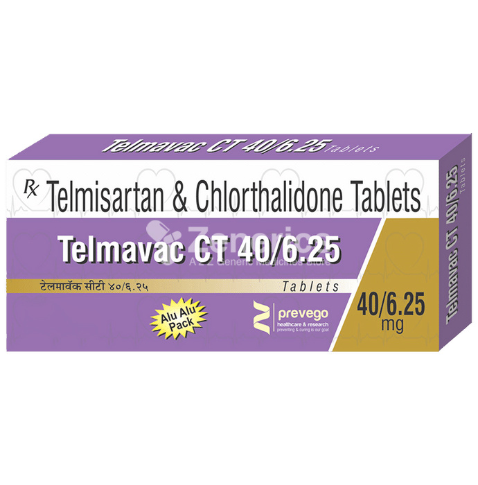 Telmavac CT 40/6.25 Tablet
