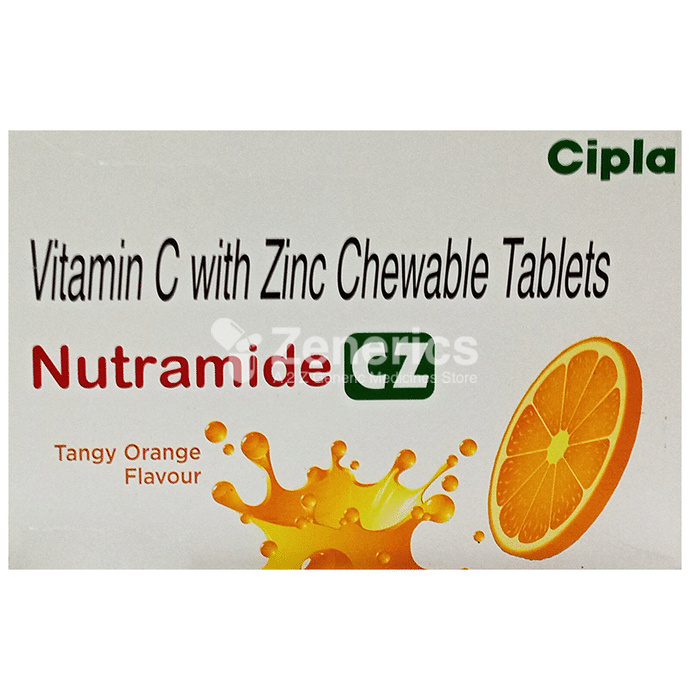 Nutramide CZ Chewable Tablet Tangy Orange