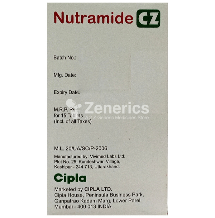 Nutramide CZ Chewable Tablet Tangy Orange - Image 3