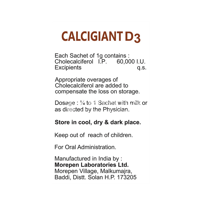 Calcigaint D3 Sachet