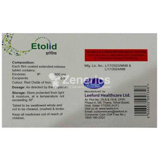 Etolid 600mg ER Tablet - Image 2