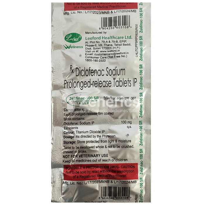Zeldinac 100 Tablet SR