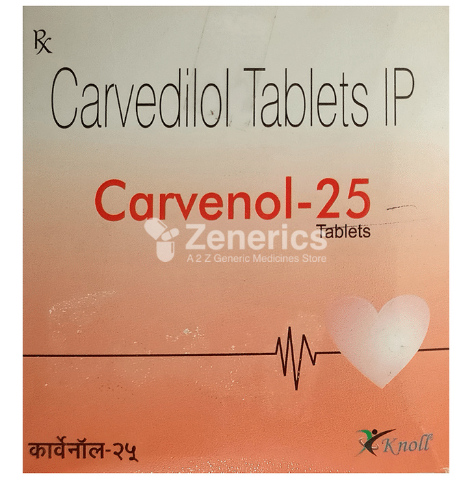 Carvenol 25 Tablet