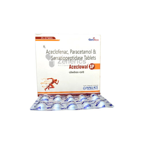 Aceclowal SP 100mg/325mg/15mg Tablet