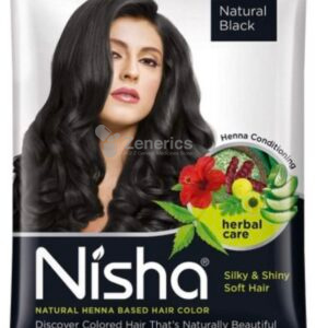 Nisha Natural Henna Based Hair Color Natural Black