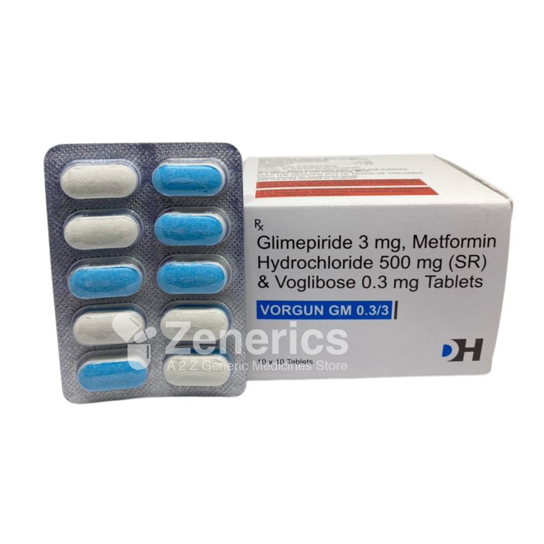 Vorgun GM 0.3/3mg Tablet